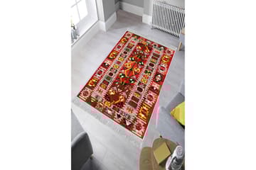 Homefesto Matto 100x200 cm - Monivärinen/Sametti - Kodintekstiilit & matot - Matto - Itämainen matto - Persialainen matto