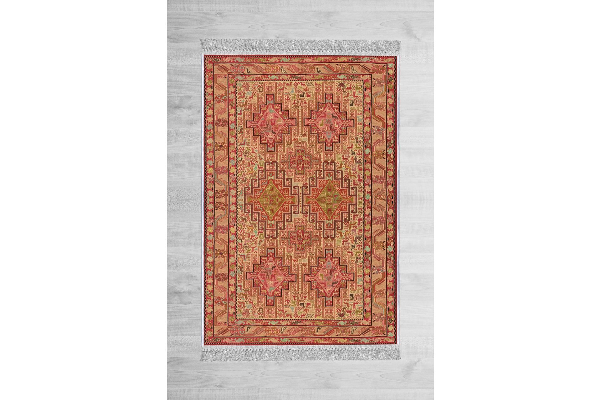 Homefesto Matto 100x200 cm - Monivärinen/Sametti - Kodintekstiilit & matot - Matto - Itämainen matto - Persialainen matto