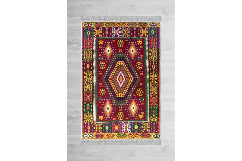 Homefesto Matto 100x200 cm - Monivärinen/Sametti - Kodintekstiilit & matot - Matto - Itämainen matto - Persialainen matto
