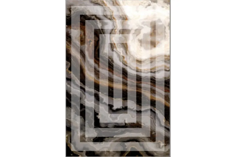 Homefesto Matto 100x200 cm, Monivärinen/Sametti