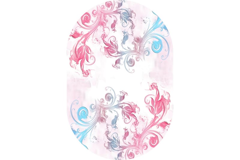 Homefesto Matto 100x200 cm - Monivärinen/Sametti - Kodintekstiilit & matot - Matto - Itämainen matto - Persialainen matto