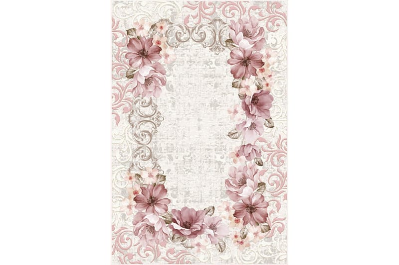 Homefesto Matto 100x200 cm, Monivärinen/Sametti