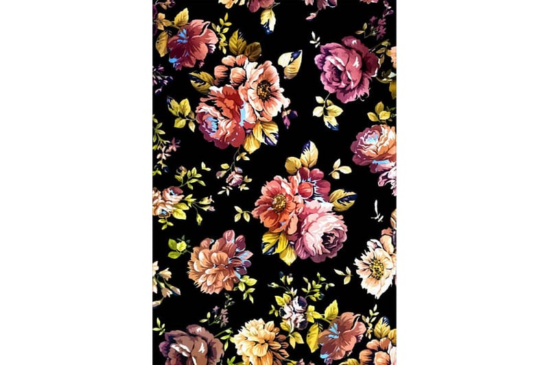 Homefesto Matto 100x200 cm - Monivärinen/Sametti - Kodintekstiilit & matot - Matto - Itämainen matto - Persialainen matto