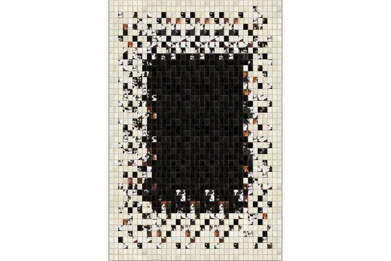 Homefesto Matto 100x200 cm, Monivärinen/Sametti