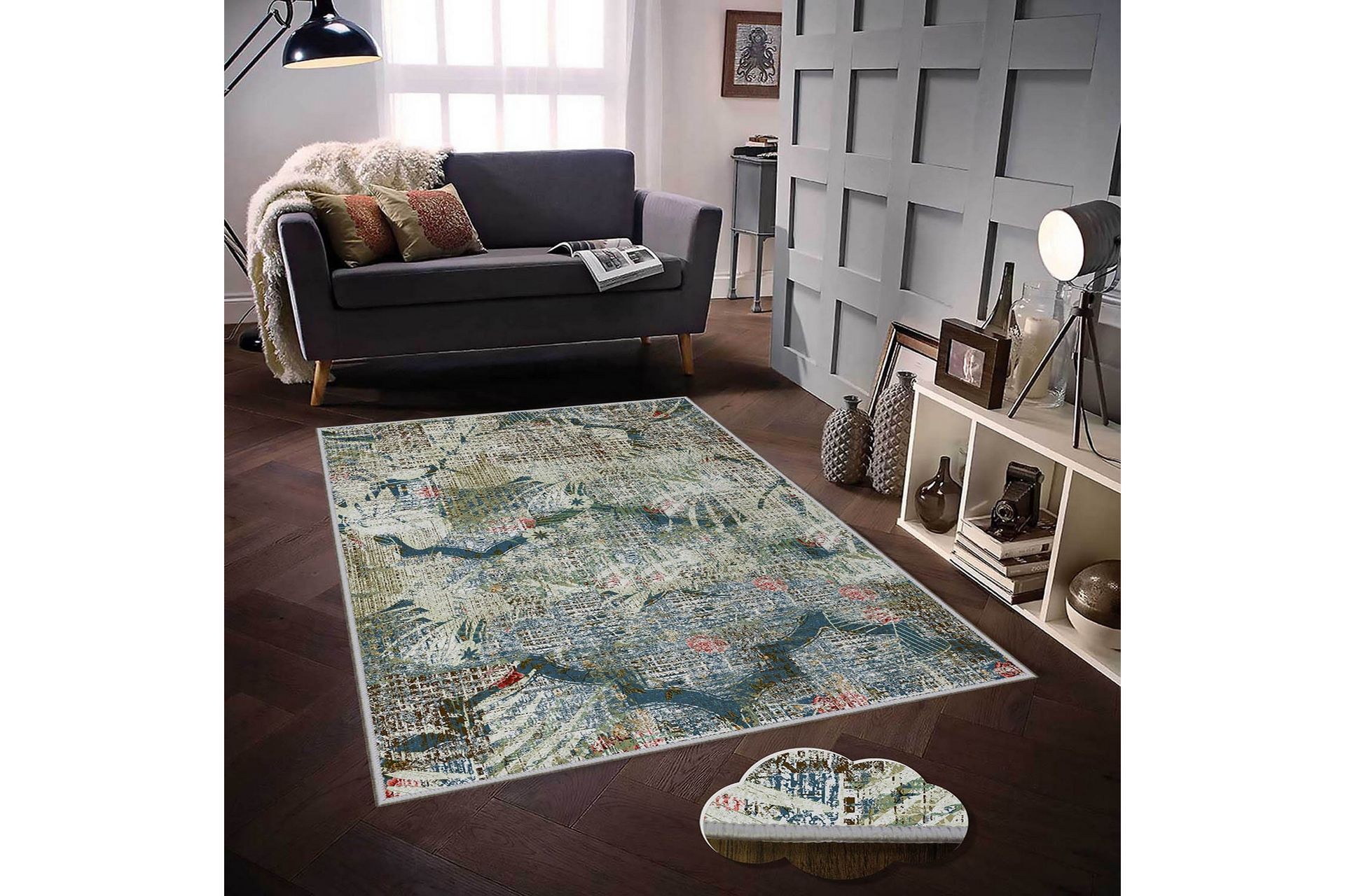 Homefesto Matto 100x300 cm - Monivärinen - Kodintekstiilit & matot - Matto - Itämainen matto - Persialainen matto