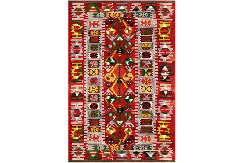 Homefesto Matto 100x300 cm - Monivärinen/Sametti - Kodintekstiilit & matot - Matto - Itämainen matto - Persialainen matto
