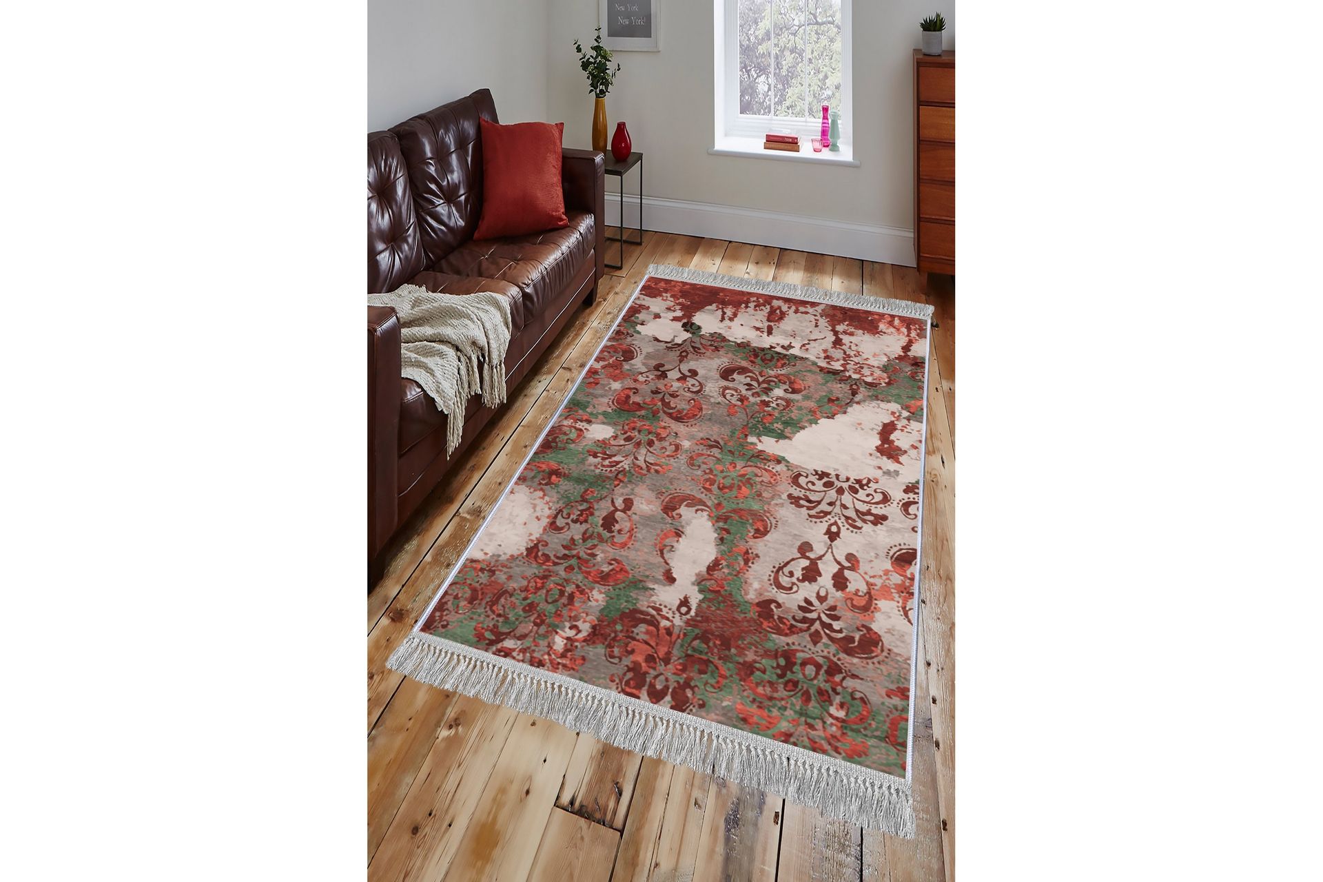 Homefesto Matto 100x300 cm - Monivärinen/Sametti - Kodintekstiilit & matot - Matto - Itämainen matto - Persialainen matto