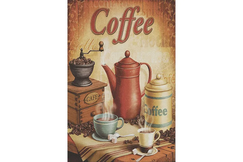 Homefesto Matto 100x300 cm - Monivärinen/Sametti - Kodintekstiilit & matot - Matto - Itämainen matto - Persialainen matto