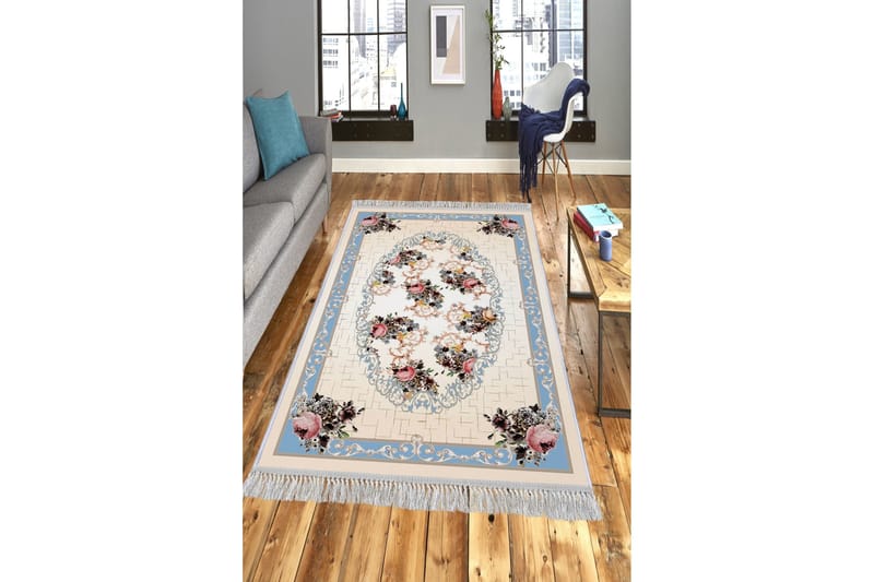 Homefesto Matto 100x300 cm, Monivärinen/Sametti