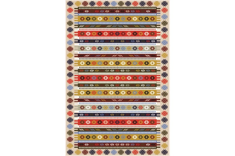 Homefesto Matto 100x300 cm - Monivärinen/Sametti - Kodintekstiilit & matot - Matto - Itämainen matto - Persialainen matto