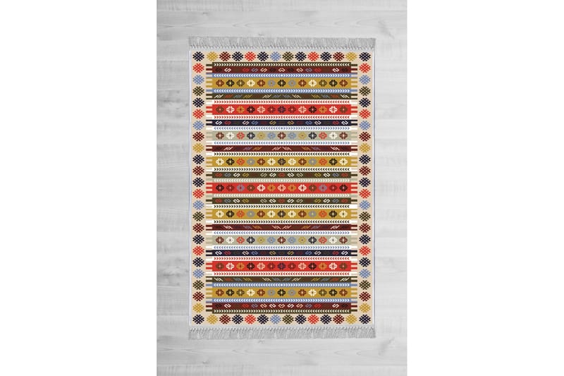 Homefesto Matto 100x300 cm, Monivärinen/Sametti