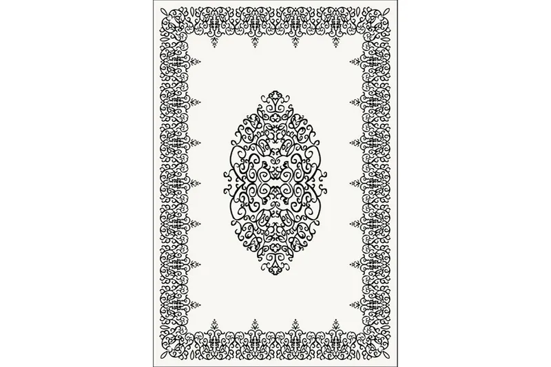 Homefesto Matto 100x300 cm - Monivärinen/Sametti - Kodintekstiilit & matot - Matto - Itämainen matto - Persialainen matto