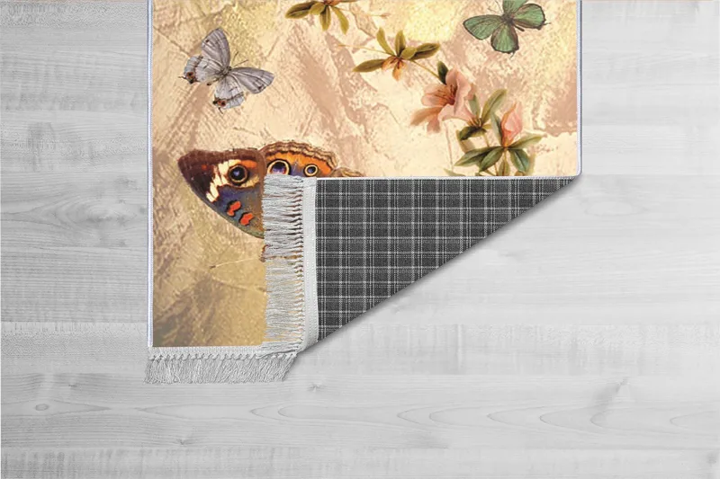 Homefesto Matto 100x300 cm, Monivärinen/Sametti