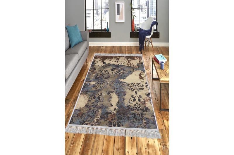 Homefesto Matto 100x300 cm, Monivärinen/Sametti