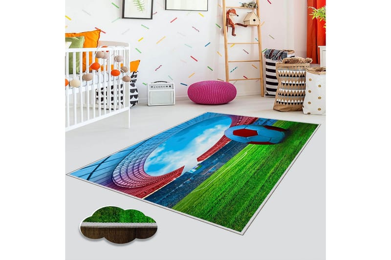 Homefesto Matto 120x180 cm - Monivärinen - Kodintekstiilit & matot - Matto - Itämainen matto - Persialainen matto