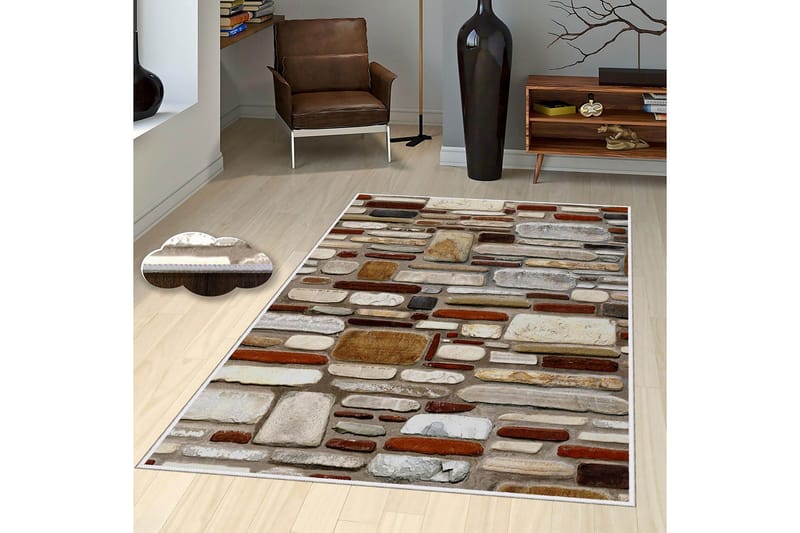 Homefesto Matto 120x180 cm - Monivärinen - Kodintekstiilit & matot - Matto - Itämainen matto - Persialainen matto