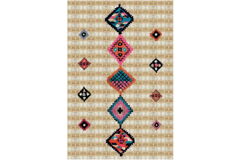 Homefesto Matto 120x180 cm - Monivärinen/Sametti - Kodintekstiilit & matot - Matto - Itämainen matto - Persialainen matto