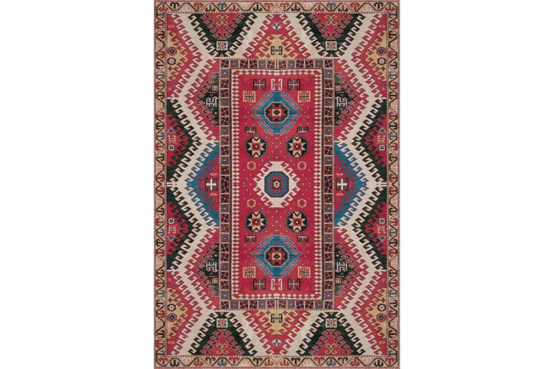 Homefesto Matto 120x180 cm - Monivärinen/Sametti - Kodintekstiilit & matot - Matto - Itämainen matto - Persialainen matto
