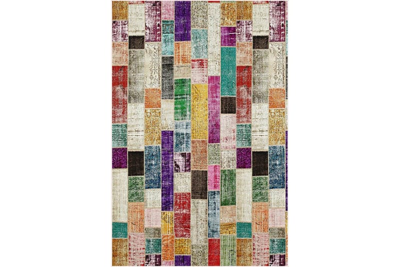 Homefesto Matto 120x180 cm, Monivärinen/Sametti