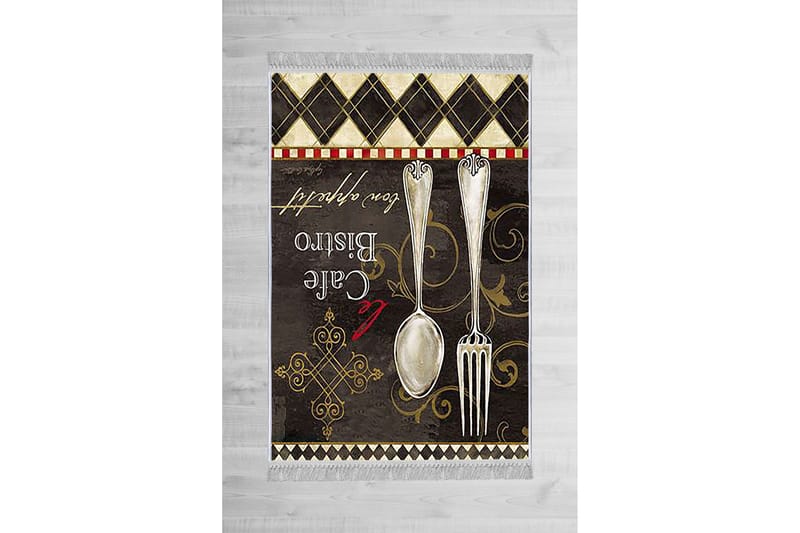 Homefesto Matto 120x180 cm, Monivärinen/Sametti