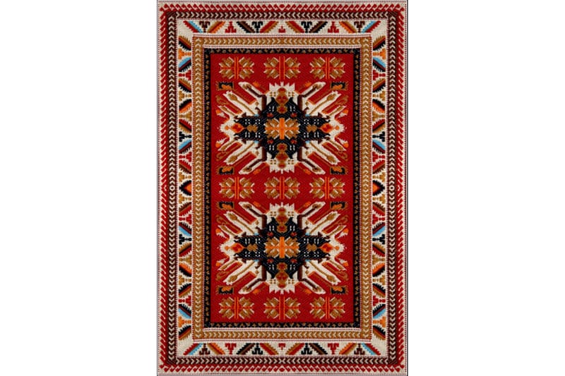 Homefesto Matto 120x180 cm - Monivärinen/Sametti - Kodintekstiilit & matot - Matto - Itämainen matto - Persialainen matto