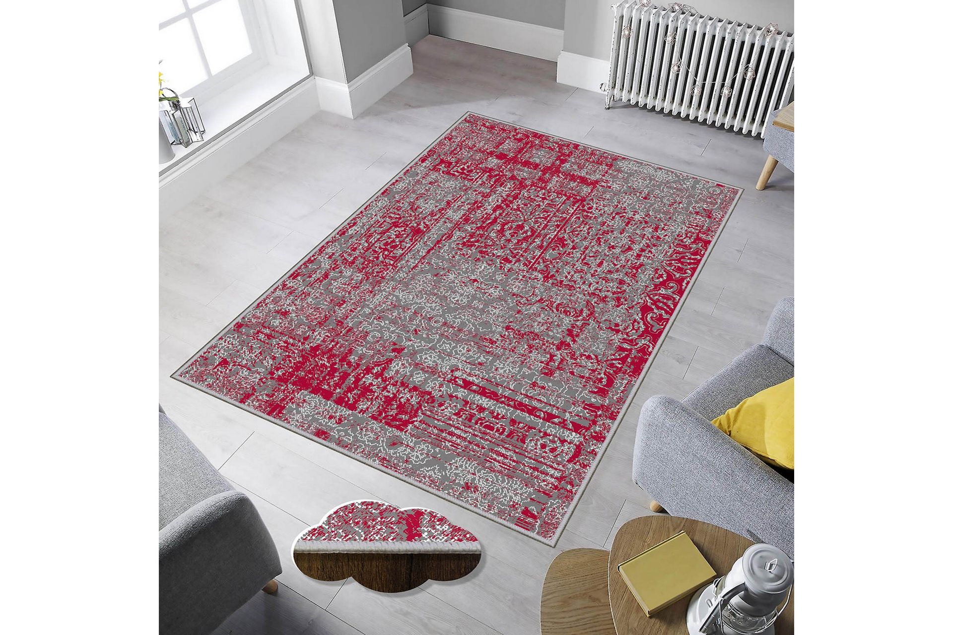 Homefesto Matto 140x220 cm - Monivärinen - Kodintekstiilit & matot - Matto - Itämainen matto - Persialainen matto