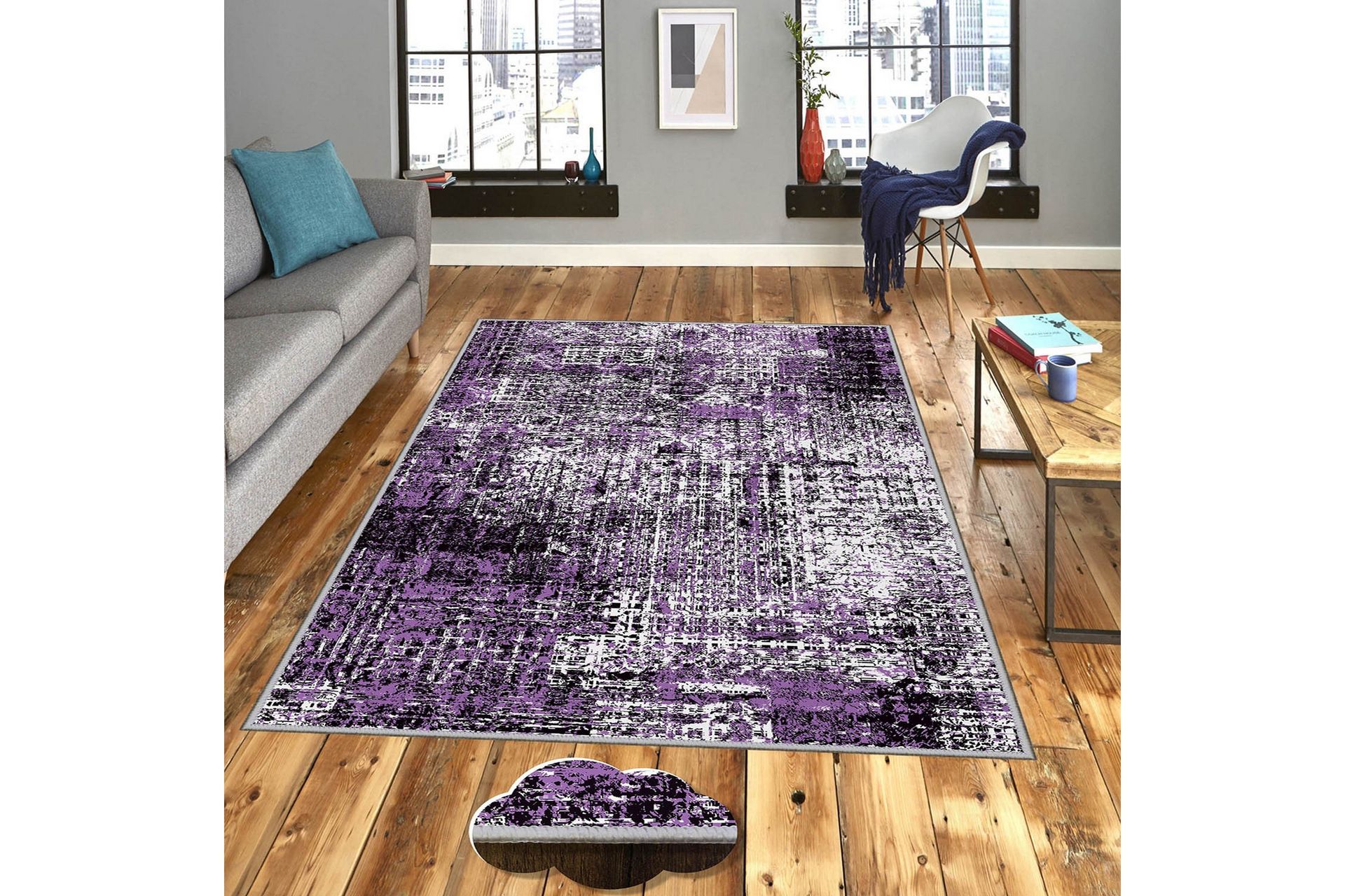 Homefesto Matto 140x220 cm - Monivärinen - Kodintekstiilit & matot - Matto - Itämainen matto - Persialainen matto
