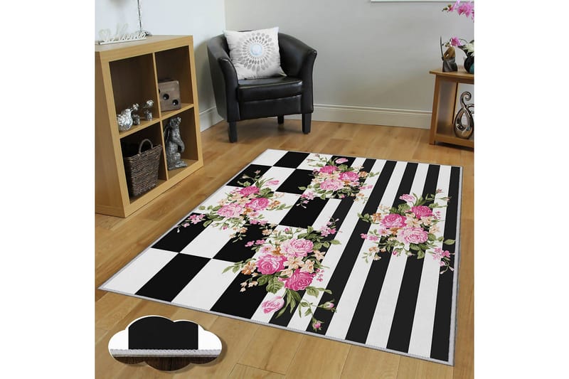 Homefesto Matto 140x220 cm - Monivärinen - Kodintekstiilit & matot - Matto - Itämainen matto - Persialainen matto