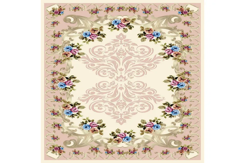 Homefesto Matto 140x220 cm - Monivärinen - Kodintekstiilit & matot - Matto - Itämainen matto - Persialainen matto