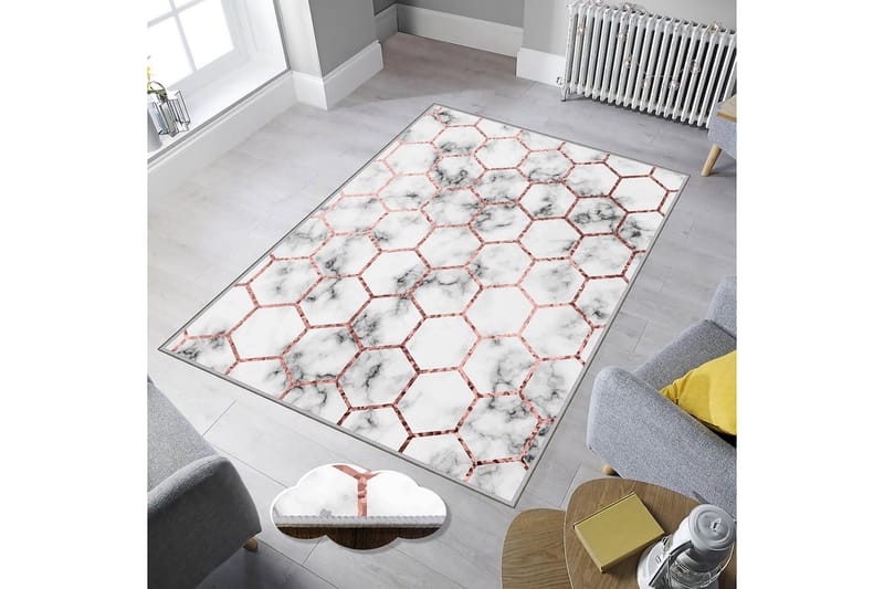 Homefesto Matto 140x220 cm - Monivärinen - Kodintekstiilit & matot - Matto - Itämainen matto - Persialainen matto