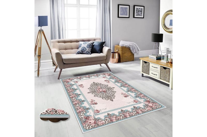 Homefesto Matto 140x220 cm - Monivärinen - Kodintekstiilit & matot - Matto - Itämainen matto - Persialainen matto