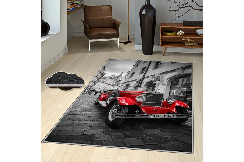 Homefesto Matto 140x220 cm - Monivärinen - Kodintekstiilit & matot - Matto - Itämainen matto - Persialainen matto