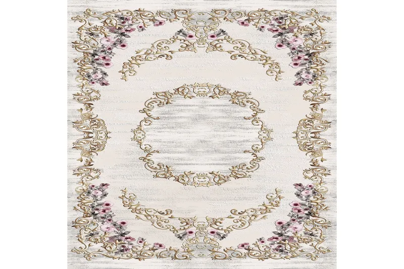 Homefesto Matto 140x220 cm - Monivärinen - Kodintekstiilit & matot - Matto - Itämainen matto - Persialainen matto