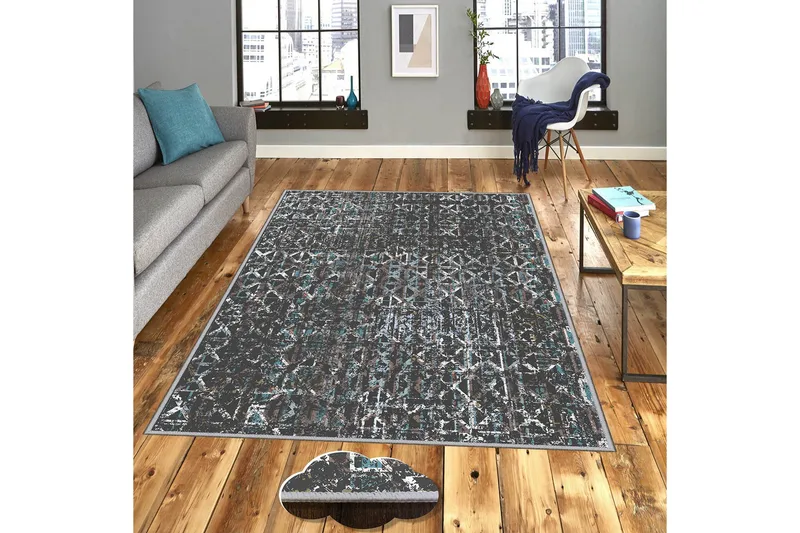 Homefesto Matto 140x220 cm - Monivärinen - Kodintekstiilit & matot - Matto - Itämainen matto - Persialainen matto