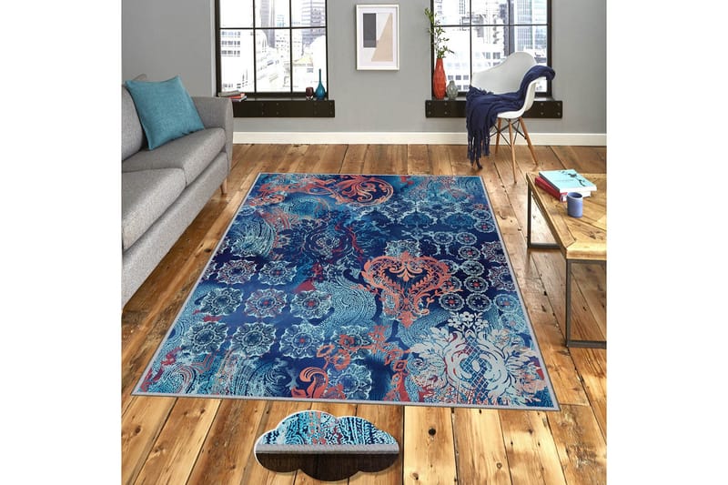 Homefesto Matto 140x220 cm - Monivärinen - Kodintekstiilit & matot - Matto - Itämainen matto - Persialainen matto