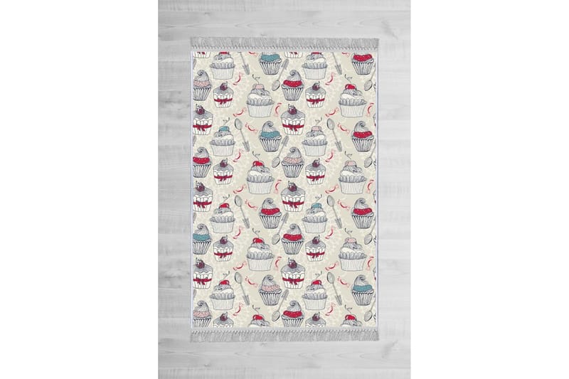 Homefesto Matto 140x220 cm, Monivärinen/Sametti