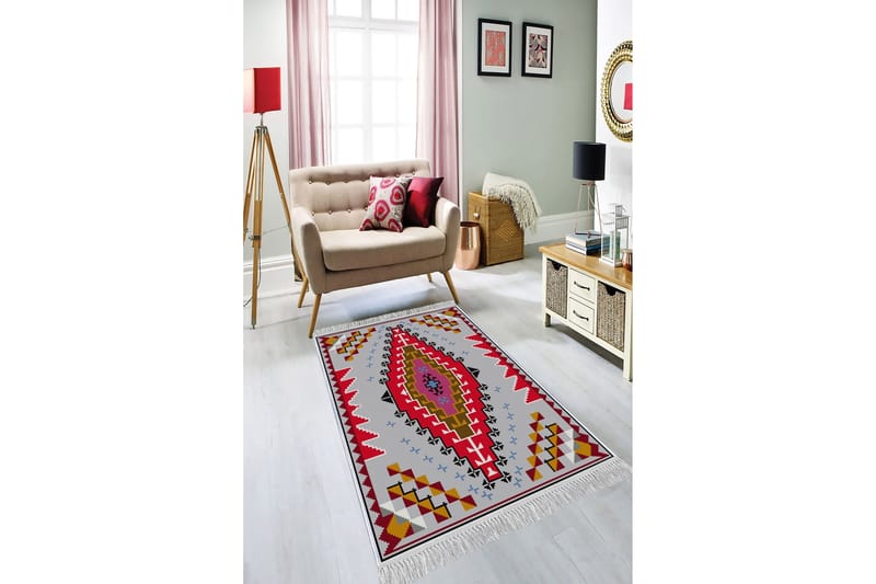 Homefesto Matto 140x220 cm, Monivärinen/Sametti