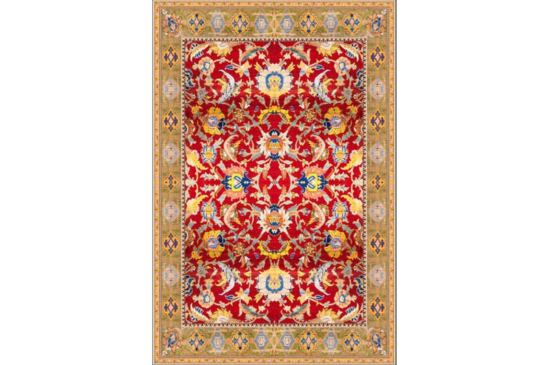 Homefesto Matto 140x220 cm - Monivärinen/Sametti - Kodintekstiilit & matot - Matto - Itämainen matto - Persialainen matto
