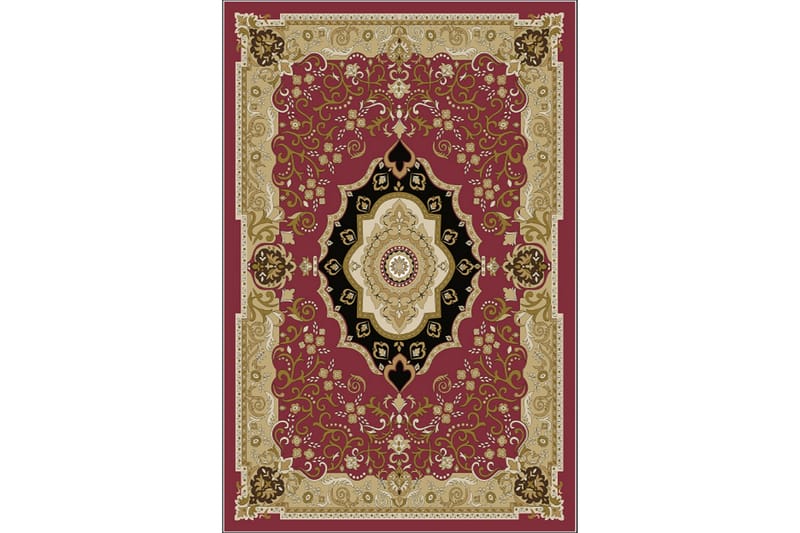 Homefesto Matto 140x220 cm - Monivärinen/Sametti - Kodintekstiilit & matot - Matto - Itämainen matto - Persialainen matto