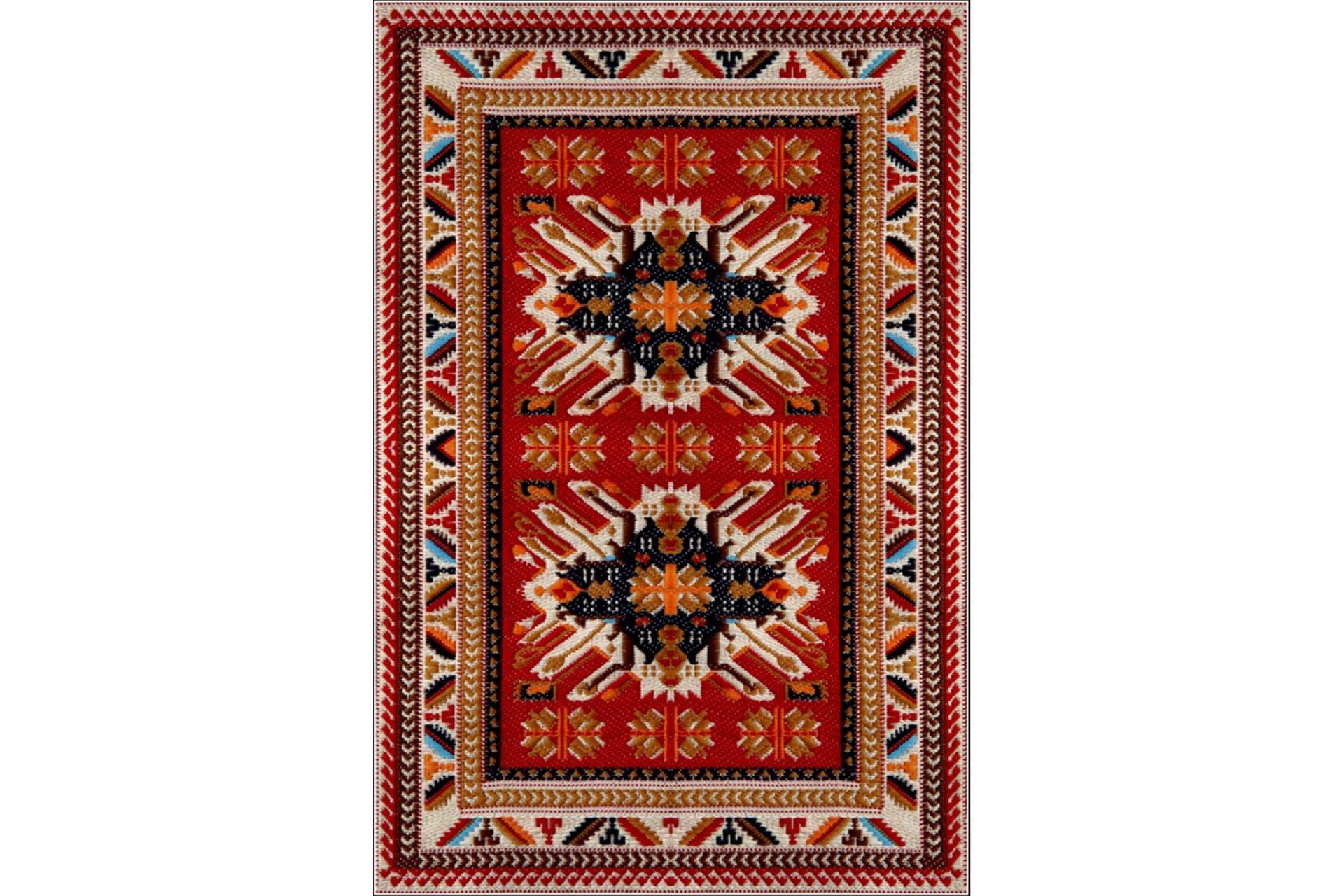 Homefesto Matto 140x220 cm - Monivärinen/Sametti - Kodintekstiilit & matot - Matto - Itämainen matto - Persialainen matto