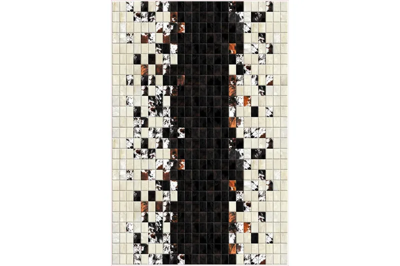 Homefesto Matto 140x220 cm, Monivärinen/Sametti