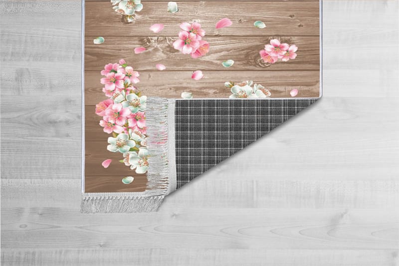 Homefesto Matto 140x220 cm, Monivärinen/Sametti