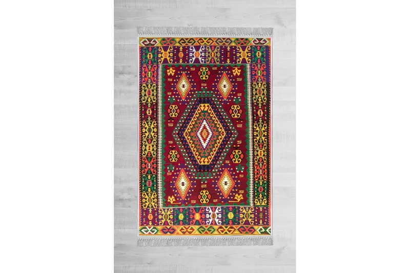 Homefesto Matto 140x220 cm - Monivärinen/Sametti - Kodintekstiilit & matot - Matto - Itämainen matto - Persialainen matto