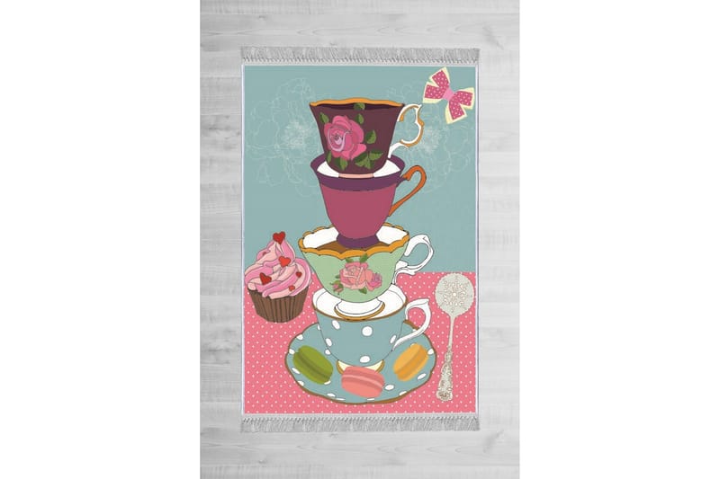 Homefesto Matto 140x220 cm, Monivärinen/Sametti