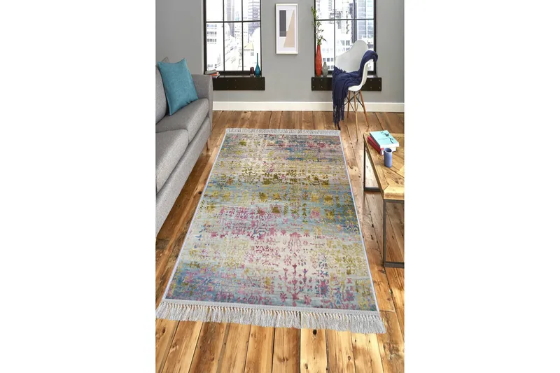 Homefesto Matto 140x220 cm, Monivärinen/Sametti