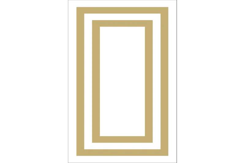 Homefesto Matto 140x220 cm, Monivärinen/Sametti