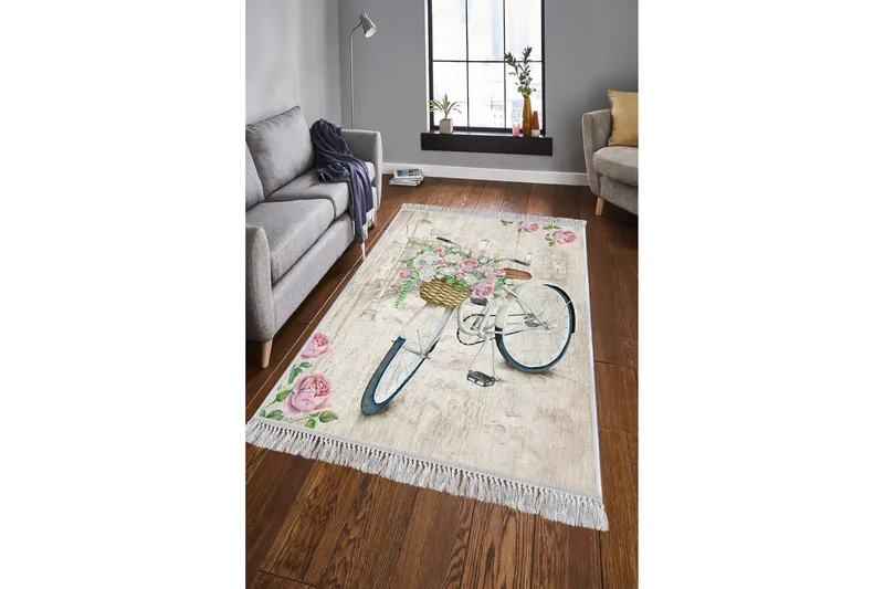 Homefesto Matto 140x220 cm - Monivärinen/Sametti - Kodintekstiilit & matot - Matto - Itämainen matto - Persialainen matto