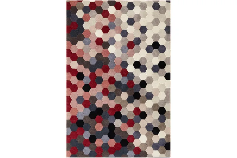 Homefesto Matto 140x220 cm - Monivärinen/Sametti - Kodintekstiilit & matot - Matto - Itämainen matto - Persialainen matto