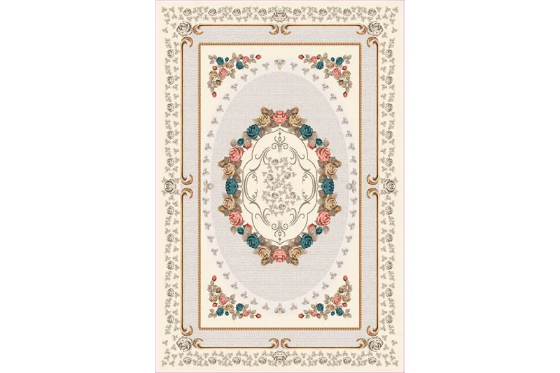 Homefesto Matto 140x220 cm - Monivärinen/Sametti - Kodintekstiilit & matot - Matto - Itämainen matto - Persialainen matto