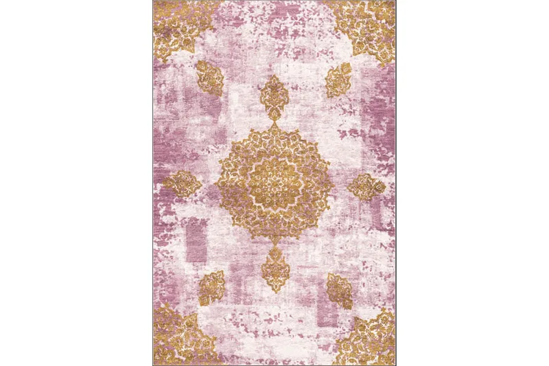 Homefesto Matto 140x220 cm, Monivärinen/Sametti